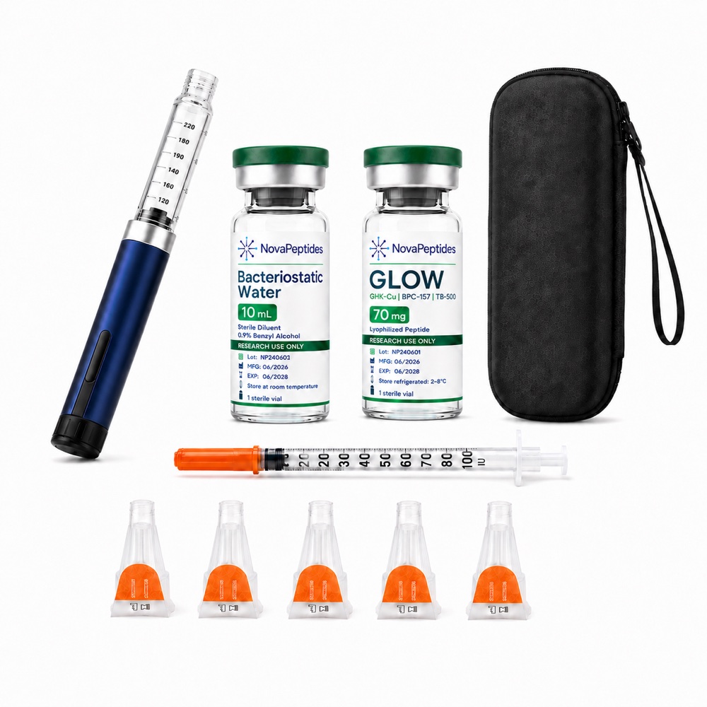 GLOW GHK-Cu BPC-157 TB-500 research peptide kit available in Australian Capital Territory