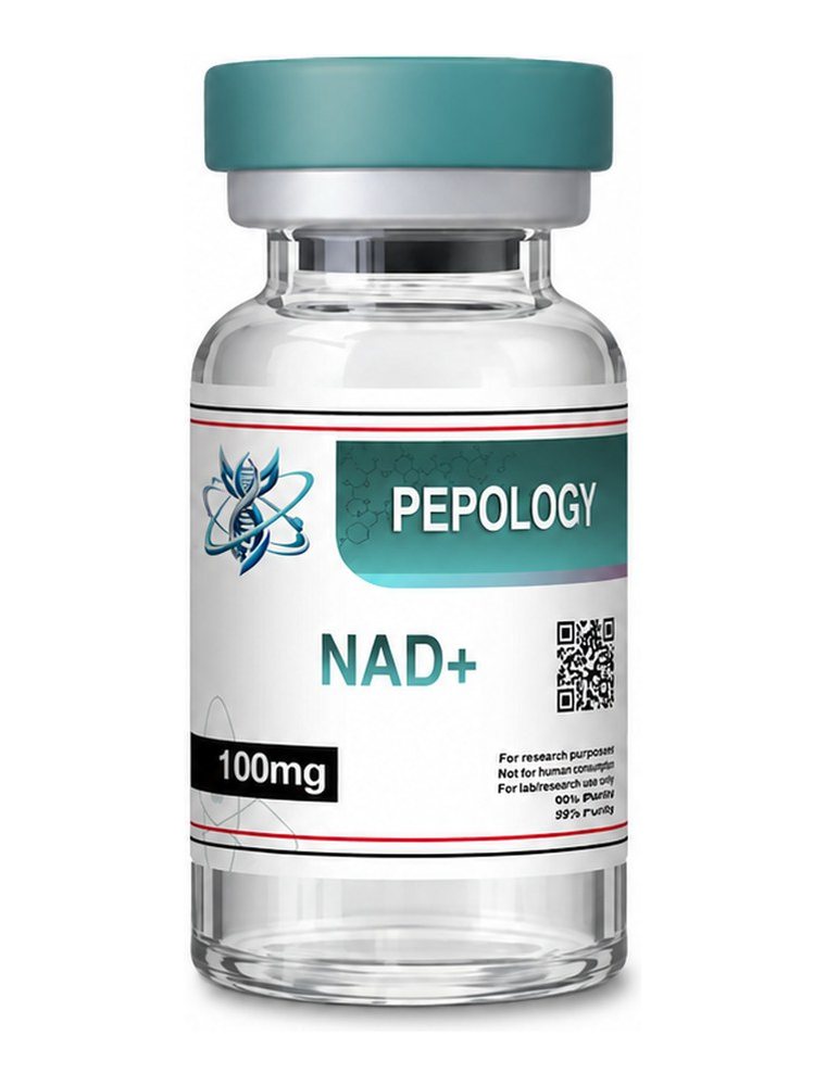 NAD+ research vial by Pepology