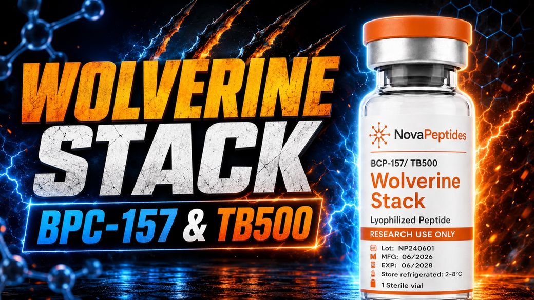 What the Wolverine Stack does, NovaPeptides BPC-157 and TB-500 recovery explainer video